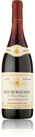 Unbranded Red Burgundy `es Grands Trinquiers`2005 Vincent Baron (75cl)