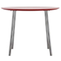 Red Circular Dining Table