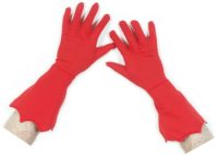 Red Gauntlet Gloves