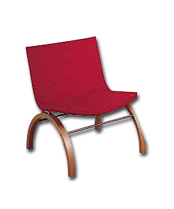 Red Sling-Chair - Bentwood