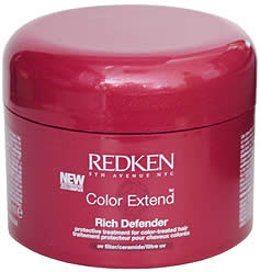 NewColor Extend Rich Defender protective treatment provides deep conditioning to leave hair