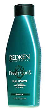 Fresh Curls Spin Control curl-defining leave-in treatment reduces volume while refining the shape