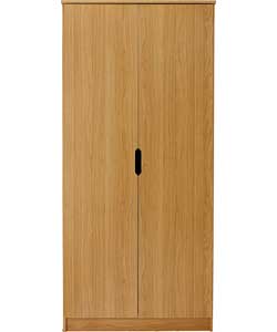 Unbranded Reese 2 Door Wardrobe - Oak