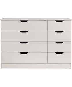 Unbranded Reese 4   4 Drawer Chest - White