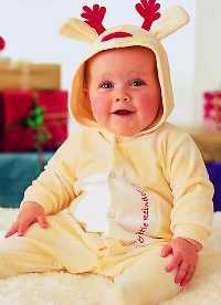 Childrens Dressing Up Clothes - Reindeer Dressing Up Outfit - 3 Months