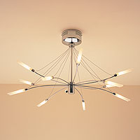 A contemporary ceiling light with a touch of elega