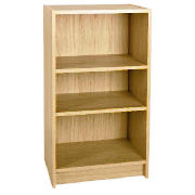 Reno 3 Shelf Bookcase 40cm - Oak effect