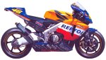 Repsol Honda RC211V Rossi, Tamiya toy / game