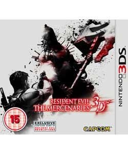 Unbranded Resident Evil Mercenaries - 3DS Game