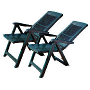 Unbranded Resin chairs, 2 pack