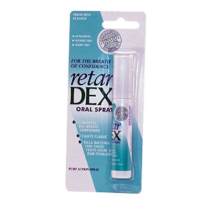 RetarDex Oral Spray with its CloSYS II active ingr