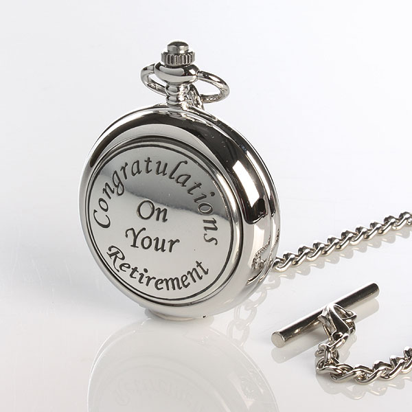 Unbranded Retirement Fob Watch With Personalised Gift Box