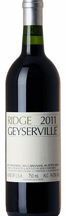 The Geyserville Vineyard is planted with a field blend consisting of approximately 80% Zinfandel, 16% Carignane, 3% Petite Sirah and 1% Alicante Bouschet. The vines are among the oldest in Ridges estate, some being over 130 years old. The wine is fer