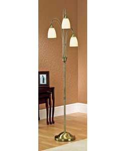 Rimini Antique Brass Floor Lamp