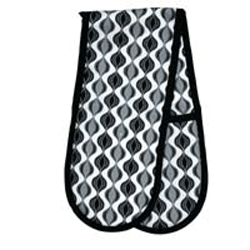 Ripple double oven glove  Black  About the Manufacturer   We chose Rushbrookes for our aprons and te