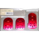 Ripspeed Competition Pedal Set- Red