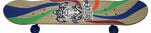 Practise with your 79cm Riptide Skateboard and become the next skating superstar! These cool-looking decks are just at home on the half-pipes as skating the streets and come in a range of superb designs. Theyandrsquo;re also made of high quality ply-