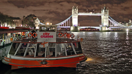 Unbranded River Thames Dinner Cruise for Two with City