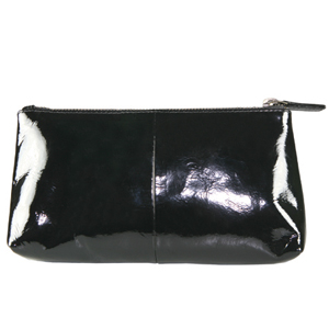 A useful patent leather cosmetics bag from Jones Bootmaker. Perfect for your cosmetics and make up w