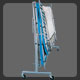 To facilitate folding and transportation. Roller s