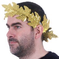 Roman Gold Laurel Wreath Headpiece