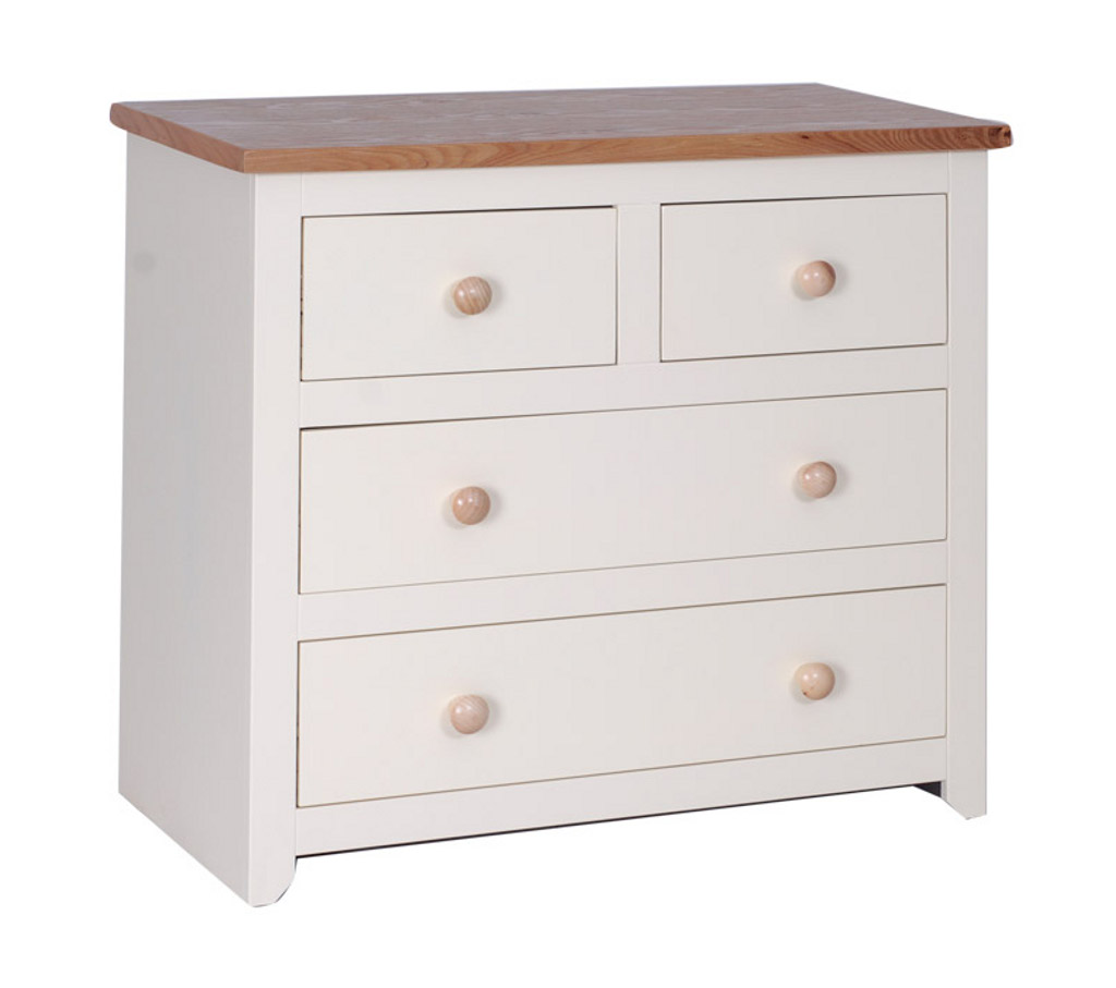 Unbranded room4 Jamestown cream 4 drawer chest
