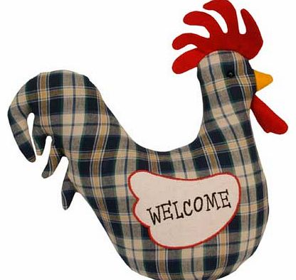 Add this stylish Rooster Welcome Door Stop to your home furnishing accessories collection. Cotton. EAN: 5017224464568. (Barcode EAN=5017224464568)