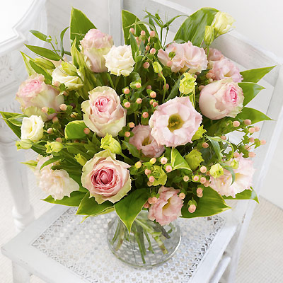 Unbranded Rose and Lisianthus Hand-tied