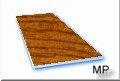 Flat Soffit Rose Wood -  Flat solid 9mm x 5m lengths of soffit boards available up to 300mm wide.