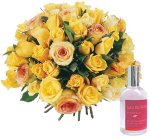 Roses and fragrances yellow 21 roses
