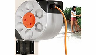 The RotorollR is a cleverly designed automatic hose reel which can be pulled out to any length  delivering water equally well whether it is fully out or fully retracted. And theres no need to wind it back up - the special free-running hose and intern