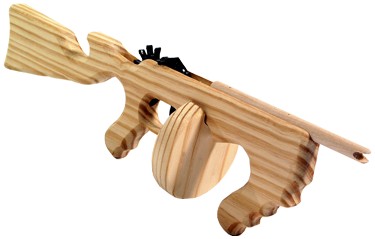 Rubber Band Tommy Gun