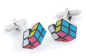 Unbranded Rubiks Cube Cufflinks