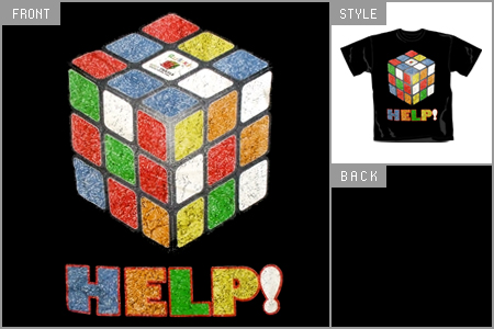 Unbranded Rubiks Cube (Help) T-Shirt brv_31232000