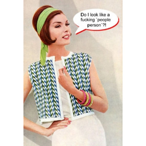 Unbranded Rude Greeting Cards - Do I Look Like A F*cking