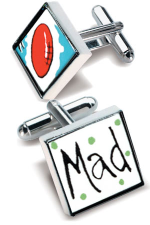 Unbranded Rugby Mad Cufflinks