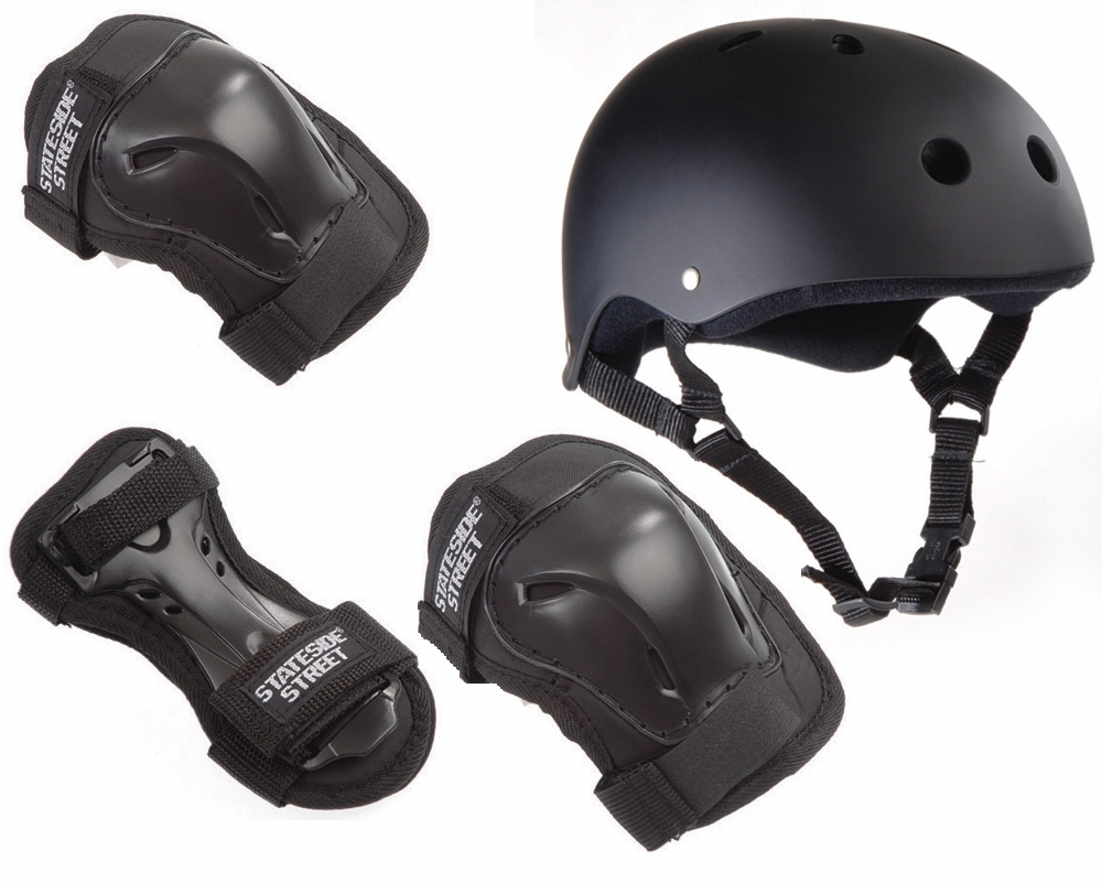Extra protection for junior skaters with these high quality helmets and pads. Knee, elbow and wrist 