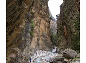 Crossing the gorge of Samaria is more like an adventure than a tour. Running for 18 kilometres, this spectacular gorge is the longest in Europe. So its a serious five- to six-hour trek thats not for the unfit or faint-hearted.