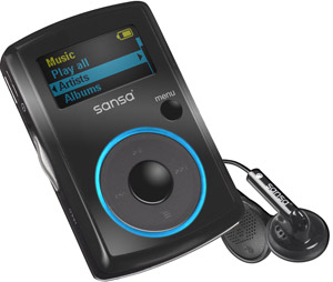 Unbranded Sansa Clip - MP3 Player With Radio - 2GB Black - Sandisk