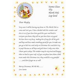 Unbranded Santa Letter