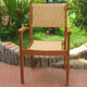 A lovely chair made with a mix of FSC certified Eucalyptus wood and poly rattan.