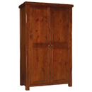 Sante Fe dark wood wardrobe furniture