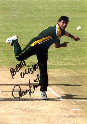 A new-age off-spinner who loves variation, Saqlain Mushtaq was perhaps the first off-spinner to mast