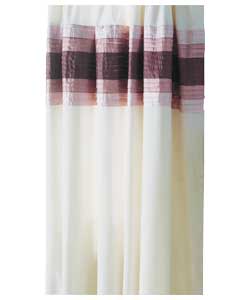Unbranded Sarah Pintuck Plum Curtains - 66 x 72 inches