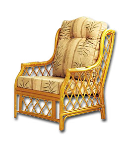Sari Cane Chair - Gold