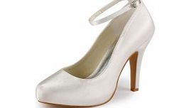 Unbranded Satin Stiletto Heel Cone Heel Closed Toe