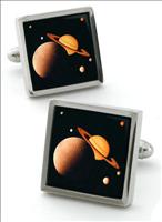 Unbranded Saturn Moon Cufflinks by Robert Charles