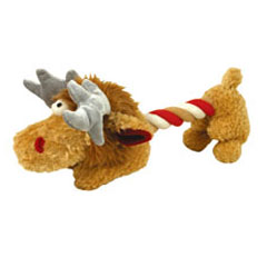 Ideal for tug and twist games with your favourite furry dog, these cute toys combine crushed plush w