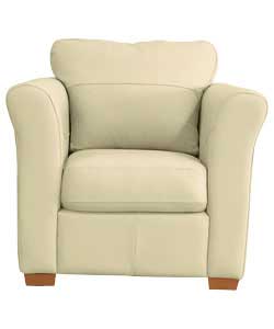 Savana Leather Chair - Ivory