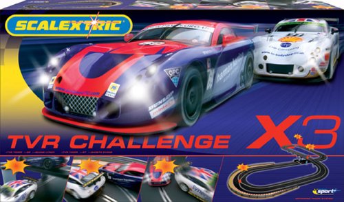 Scalextric - TVR Challenge X3 Set- Hornby Hobbies